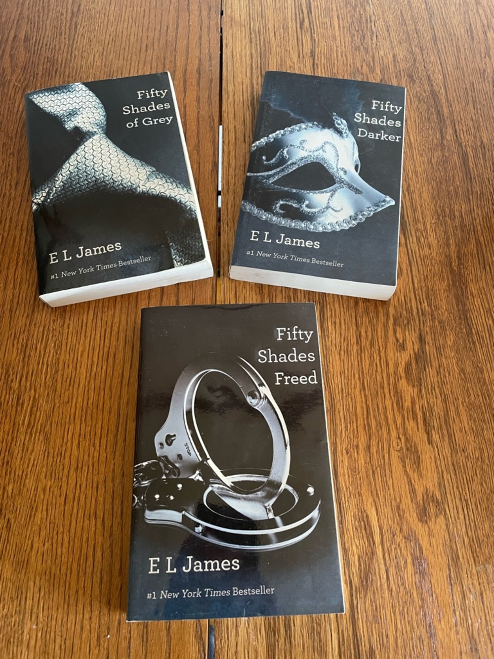 Fifty Shades Trilogy By E L James I-III Paperback Set